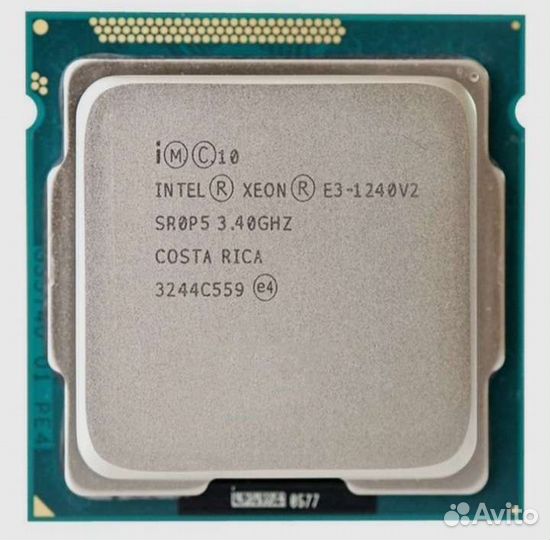 Процессор xeon e3 1240 v2 (i7 3770 )