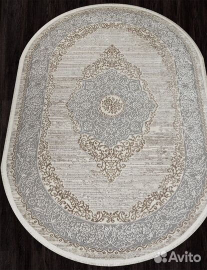 Ковер Kardelen Marmaris 26913A gry/d.beige Овал