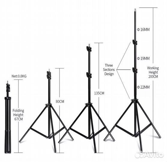 Софтбокс для фотосъемки 50x70 см
