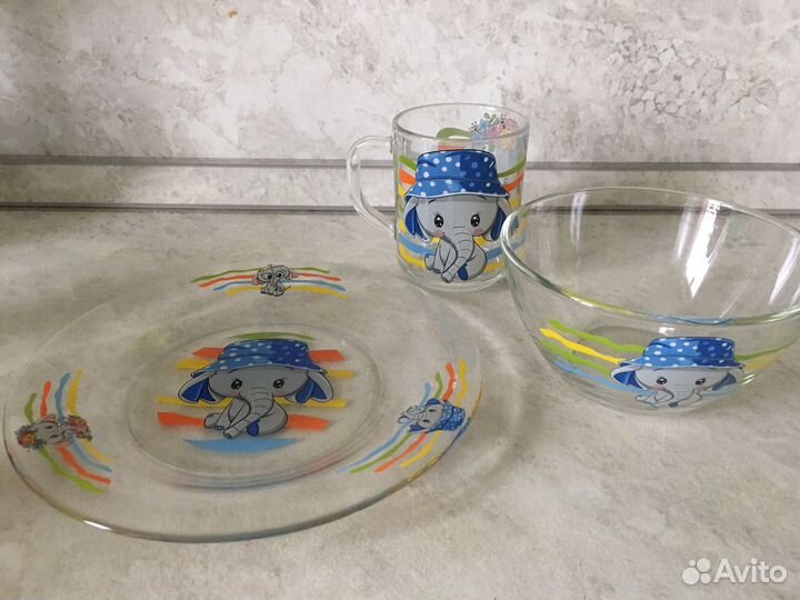 Набор детский для завтрака 3 предмета