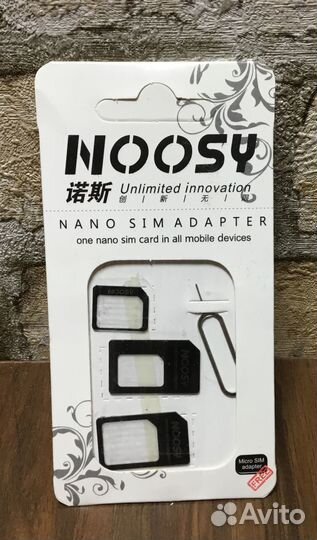Адаптер - переходник Nano/ Micro Sim Новое
