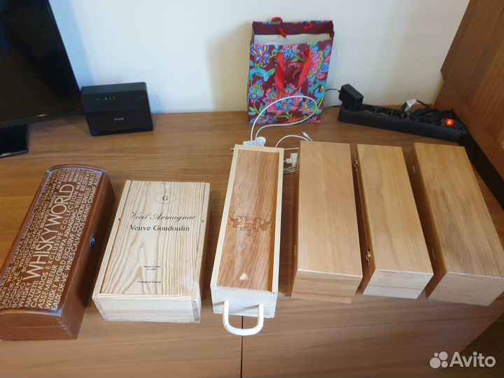 Деревянные коробки для вина