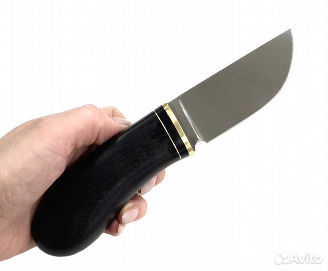 Нож Малый, кованая 95х18, черный граб, Lemax