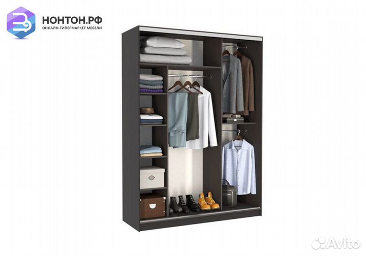 Шкаф-купе Бассо 7-600 49 венге