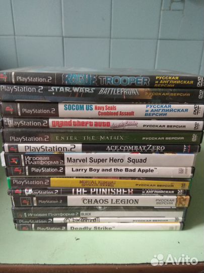 Игровые диски на ps2