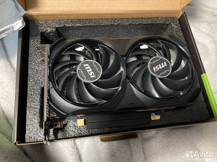 Видеокарта MSI GeForce RTX 4060 Ti ventus 2X black