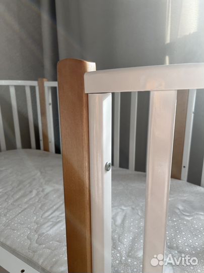 Кроватка трансформер для новорожденных Nuvola Lux