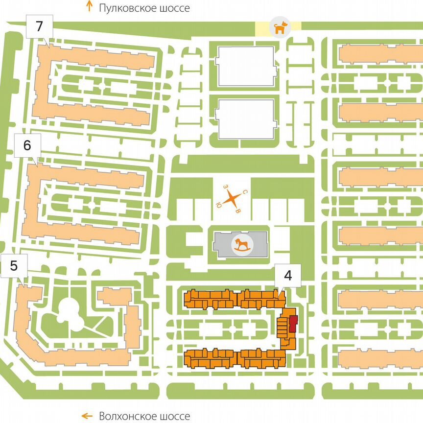 3-к. квартира, 79,4 м², 2/5 эт.