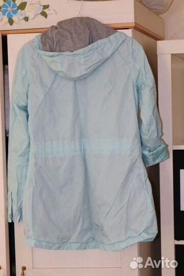 Парка куртка ветровка мятный на подростка