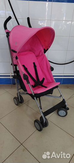 Прогулочная коляска трость maclaren с чехлом