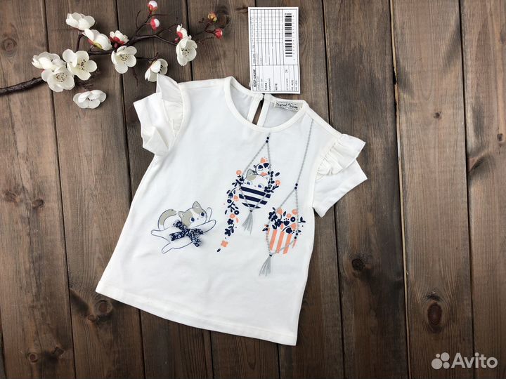 Футболка нарядная для девочки Италия