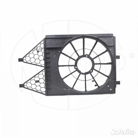 Кожух вентилятора охлаждения двс skoda Rapid NSP / NSP086R0121207