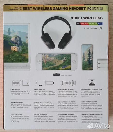 Гарнитура SteelSeries Arctis 1 Wireless
