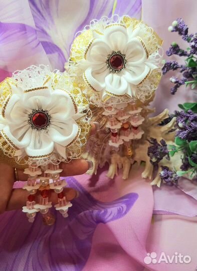 Бантики,заколочки,ручная работа