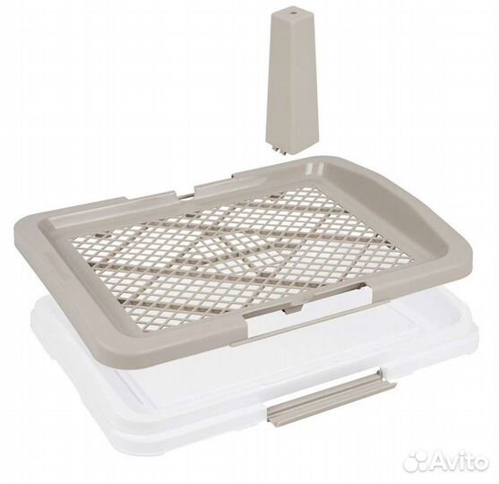 Лоток для собак со столбиком