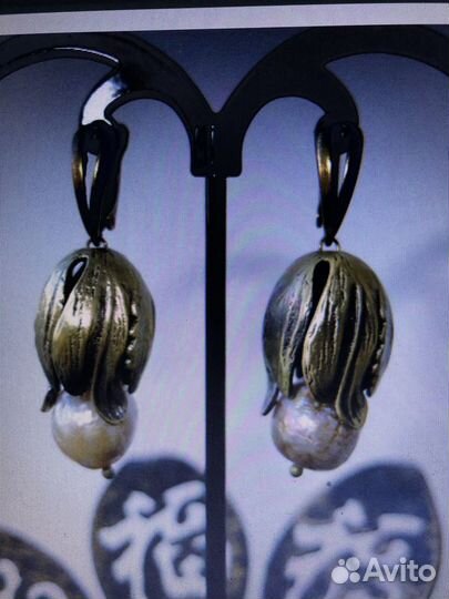 Серьги с жемчугом