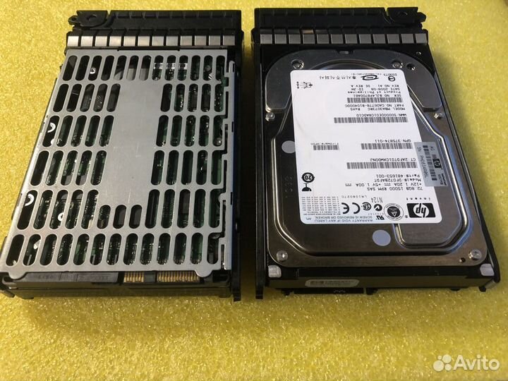 Жесткий диск HP 72GB 6G 15K SAS 3.5 P№ 481653-001