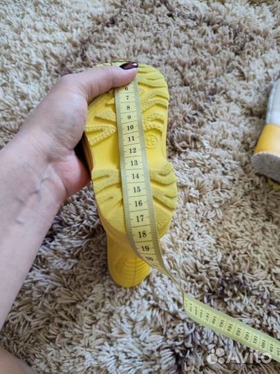 Сапоги резиновые для девочки 25 размер