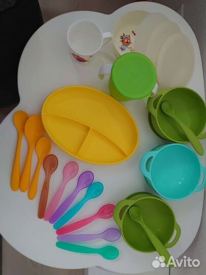 Набор детской посуды для кормления малыша