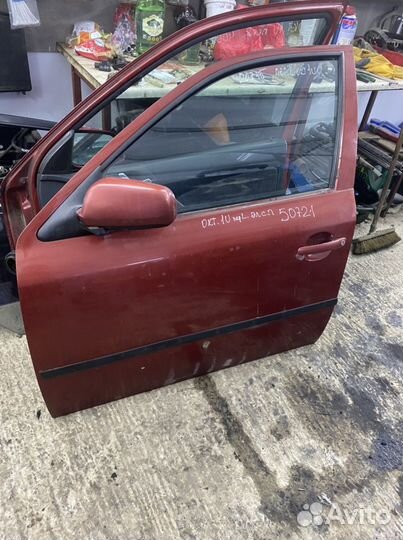 Дверь передняя левая skoda 1997-2011