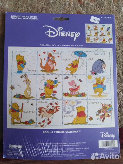 Janlynn вышивка Disney календарь