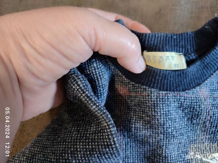 Свитер на мальчика 86-92