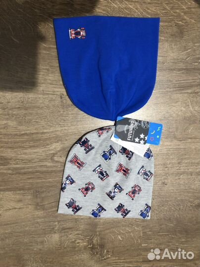 2 Новые шапки трикотажные 50-52 futurino