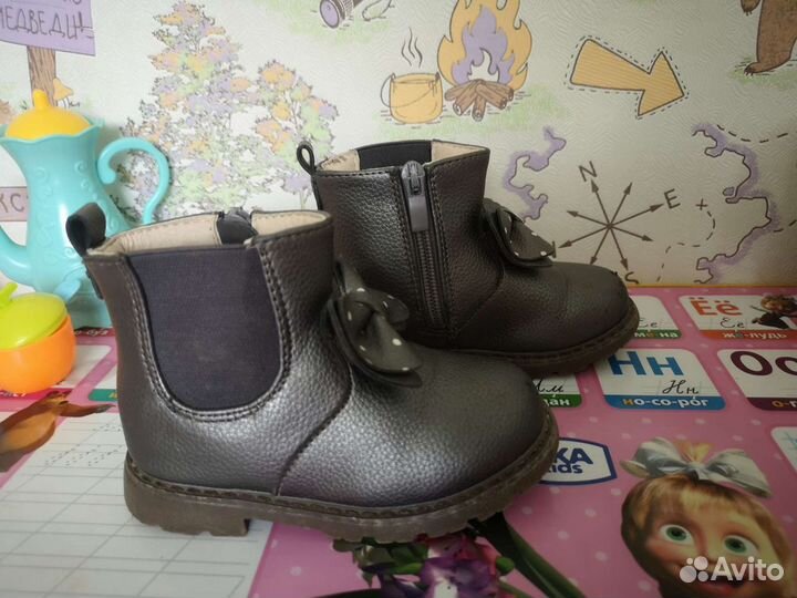 Диме сезонные ботинки для девочки