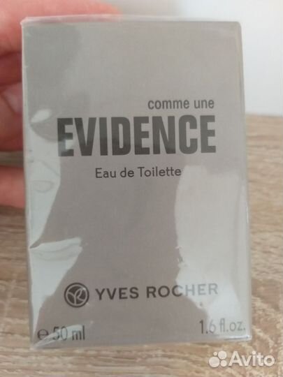 Парфюмированная вода от yves rocher evidence