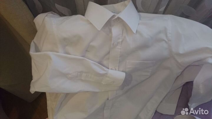 Рубашка длинный и короткий рукав 140 146 152