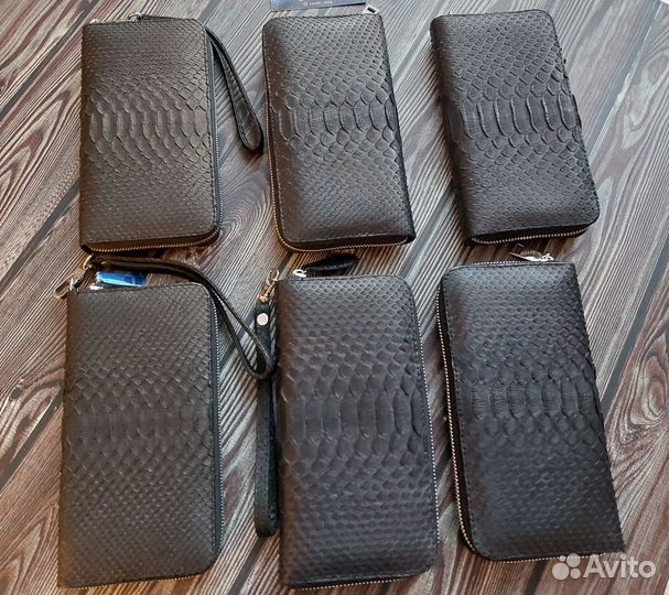 Кошелек из кожи питона