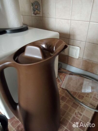 Термокувшин со стеклянной колбой и вставкой-сито