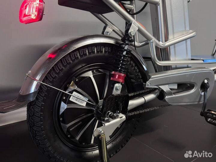 Электровелосипед Monster 60V20AH Серебристый