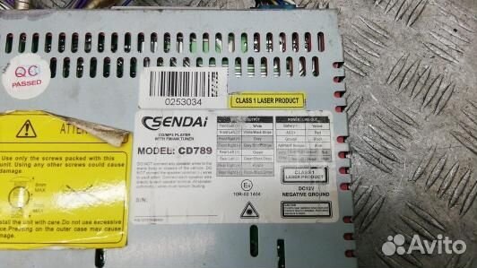 Магнитола nissan note E11 (DEA16I401)