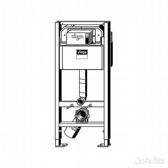 Инсталляция для унитаза Prevista 8524 (30х30)