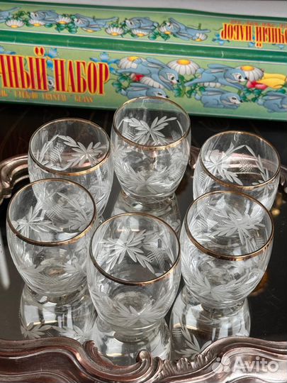 Рюмки хрустальные