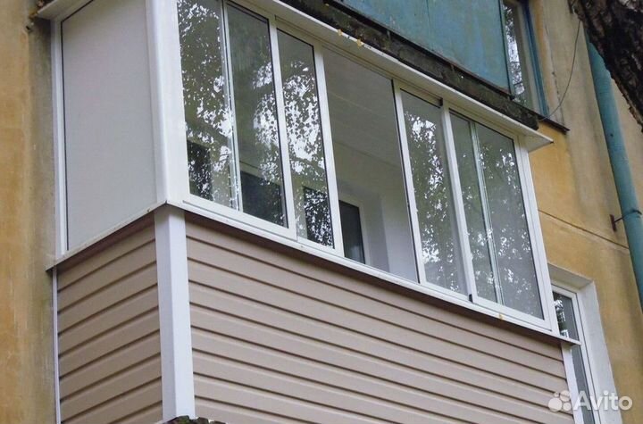 Остекление балкона и установка пластиковых окон