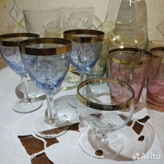 Марганцевое цветное стекло СССР