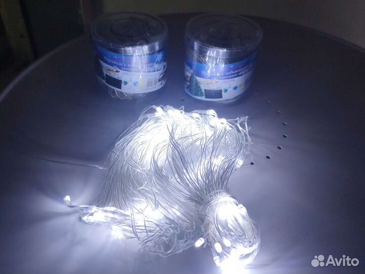 Гирлянда сетка 1,8х1,8м/200 диодов, белая