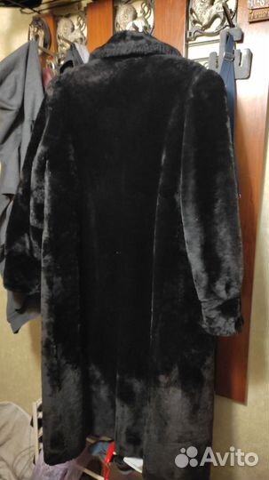 Шуба цигейковая натуральная, размер 46-48