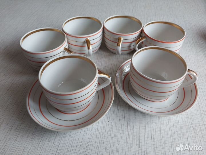 Чайный сервиз Радиоволны (Вербилки,СССР) 50-60 гг