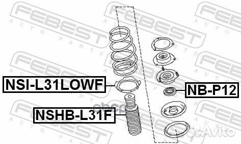 Пыльник амортизатора nshb-L31F nshb-L31F Febest