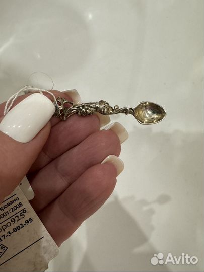 Ложечка серебряная