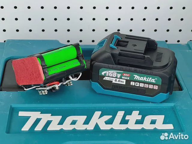 Аккумуляторный набор 2в1 Гайковерт+Болгарка Makita