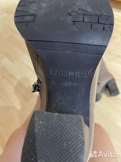 Сапоги зимние женские 37 кожа