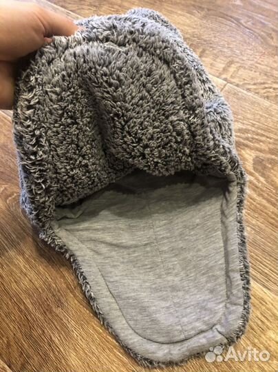 Детская зимняя шапка-шлем