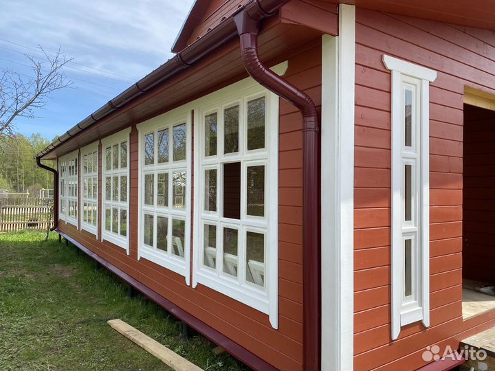 Фундаменты, строительство и кровельные работы