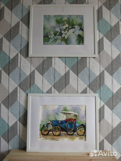 Картина акварель - 
