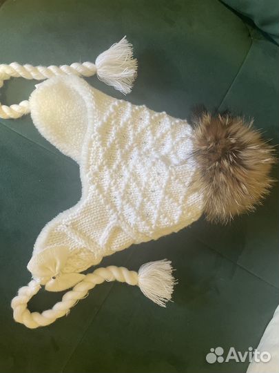 Шапка для девочки. Б/у