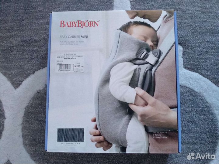 Эргорюкзак BabyBjorn Baby Carrier Mini